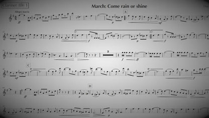 March: Come rain or shine (Concert Band)